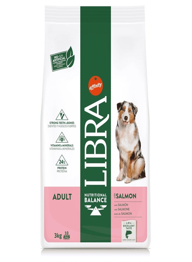 Libra Dog Adult Salmon 3 Kg from Affinity Petcare | Premium Dog Food | Complete and Balanced for Adult Dogs with Salmon - Image 1